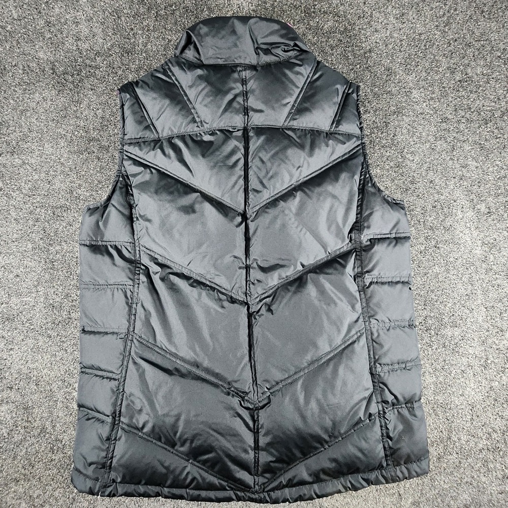 Cabelas Goose Down 650 Puffer Vest Women's Black And Purple Size‎ S Petite - Picture 4 of 10